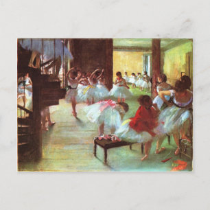 Cartão Postal Ensaio de balés - Edgar Degas - 1880