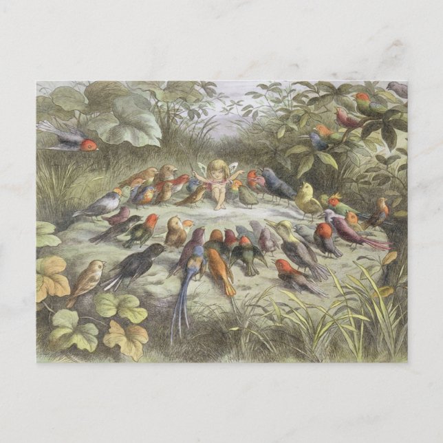 Cartão Postal Ensaio Vintage em Fairyland (Frente)