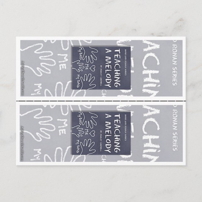 Cartão Postal "Ensinando uma melodia" por Ashley Chunell Bookmar (Frente)