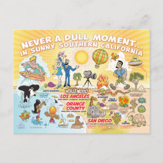 Cartão Postal Ensolarado do Sul da Califórnia
