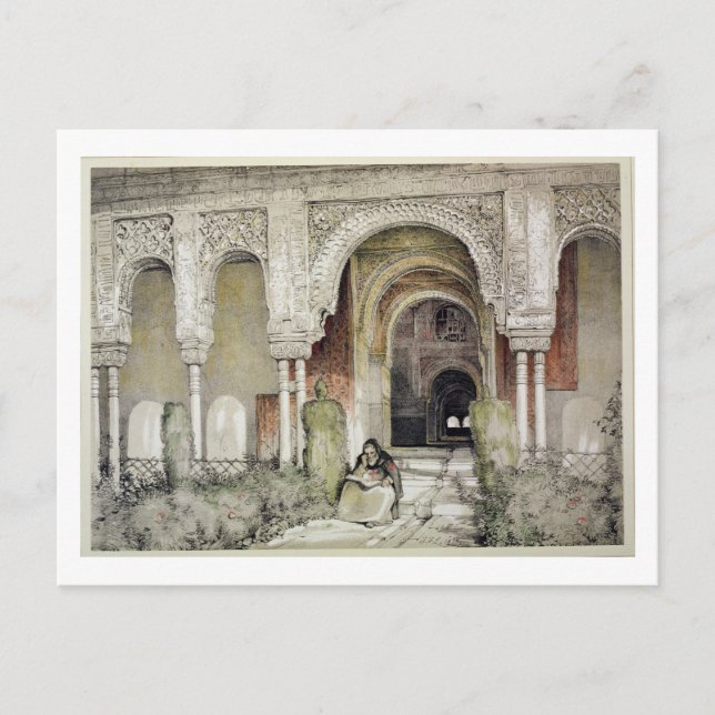 Cartão Postal Entrada à Sala das Duas Irmãs (Sala de l (Frente)