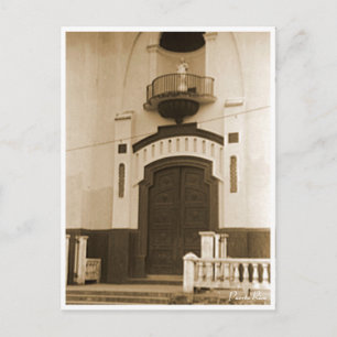 Cartão Postal Entrada da Igreja Barranquitas, História, Porto Ri