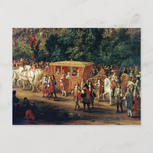 Cartão Postal Entrada de Luís XIV e Maria Theresa em