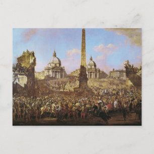 Cartão Postal Entrada em Roma de Jerzy Ossolinski