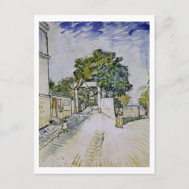 Cartão Postal Entrada Moulin de la Galette, Vincent van Gogh (Frente)