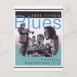 Cartão Postal Entrada na Poster do Concurso Blues 2005