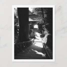 Cartão Postal Entrada no templo Yakuo, Monte Takao: Japão Po