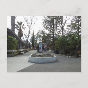 Cartão Postal Entrada no Zoo Charles Paddock