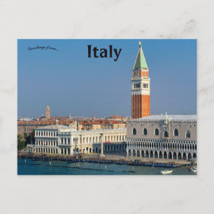 Cartão Postal Entrada para Piazza San Marco Itália