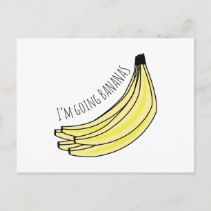 Cartão Postal Entrando em Bananas