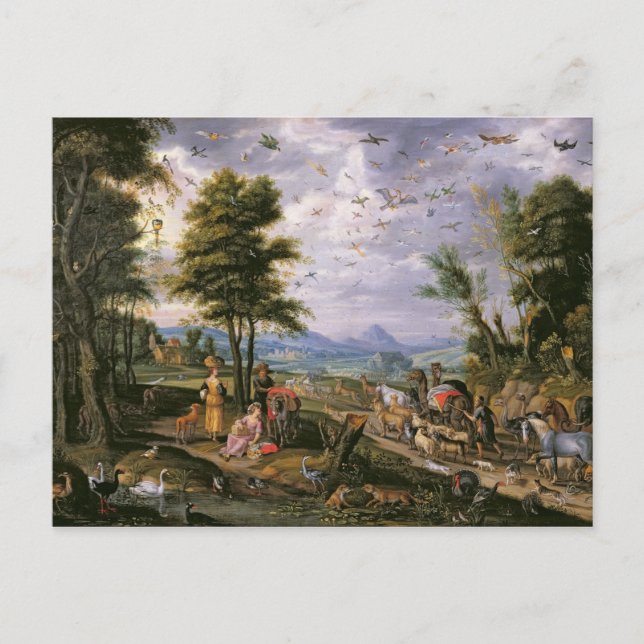 Cartão Postal Entrando na Arca (Frente)