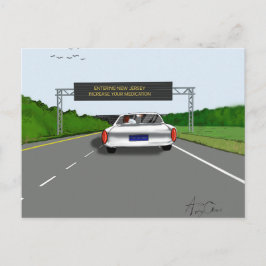 Cartão Postal Entrando no NJ. Aumente os meios