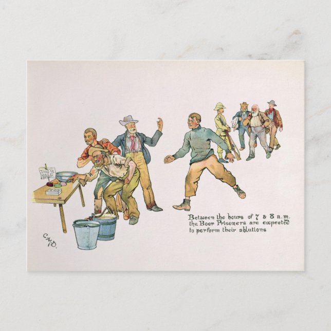 Cartão Postal Entre as 7 e as 8 horas (Frente)