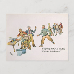 Cartão Postal Entre as 7 e as 8 horas