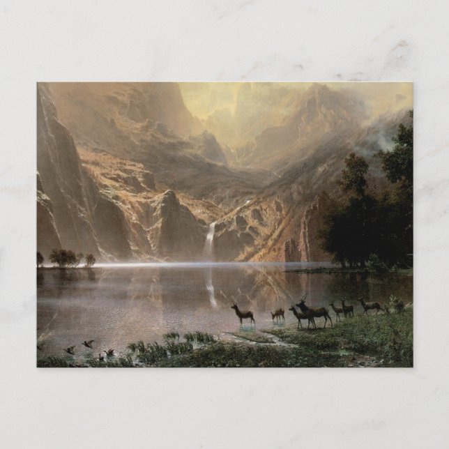 Cartão Postal Entre as montanhas de Sierra Nevada (Frente)