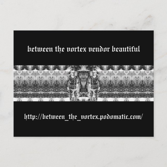 Cartão Postal entre o fornecedor do vortex é bonito (Frente)