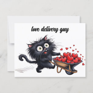 Cartão Postal entregador de amor
