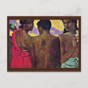Cartão Postal Entretenimento No Taiti Por Gauguin Paul