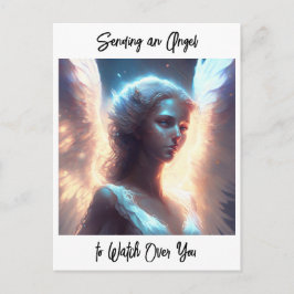 Cartão Postal Enviando um Anjo para Cuidar de Você