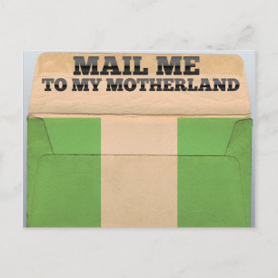 Cartão Postal Envie-me para a Nigéria