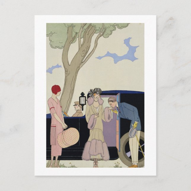 Cartão Postal Envy, 1914 (impressão pochoir) (Frente)