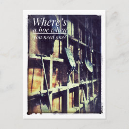 Cartão Postal enxada