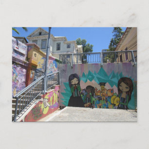 Cartão Postal enxertia de rua valparaíso