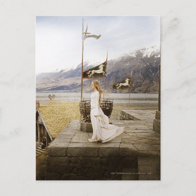 Cartão Postal Eowyn sobre o Castelo Steps (Frente)