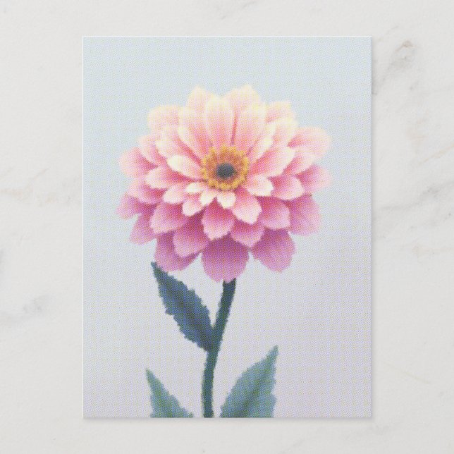 Cartão Postal Ephemeral Petal Sketch (Frente)