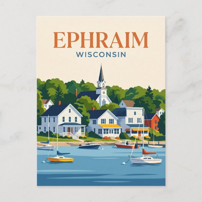 Cartão Postal Ephraim EUA (Frente)