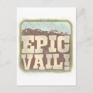 Cartão Postal Epic Vail