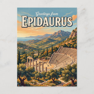 Cartão Postal Epidaurus Grécia