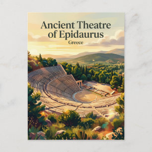 Cartão Postal Epidaurus, Grécia Grécia