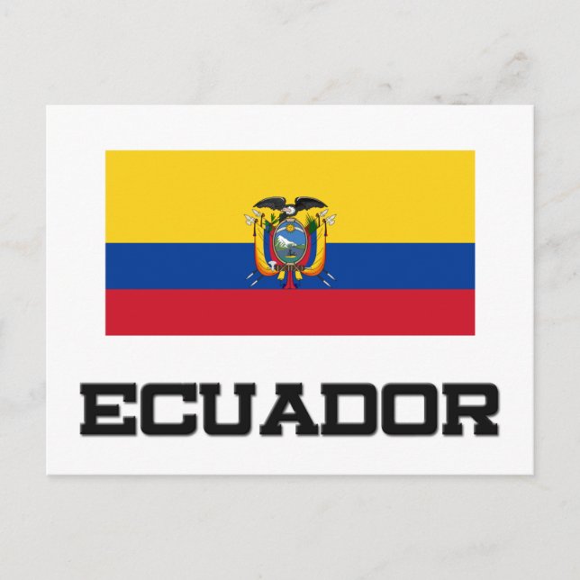 Cartão Postal Equador (Frente)