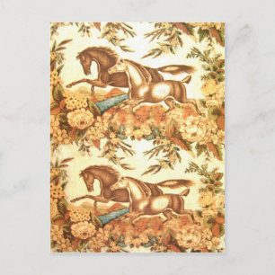 Cartão postal Equestre Vintage Equestrian 3