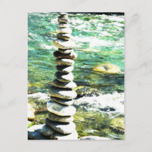 Cartão Postal Equilíbrio.