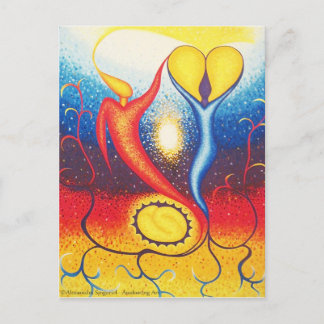 Cartão Postal Equilíbrio 1+1=3