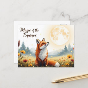 Cartão Postal Equinócio de Queda