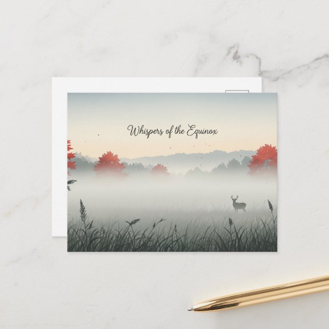 Cartão Postal Equinócio de Queda (Frente/Verso In Situ)