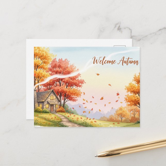 Cartão Postal Equinócio de Queda (Frente/Verso In Situ)