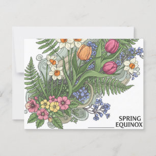Cartão Postal Equinox primavera
