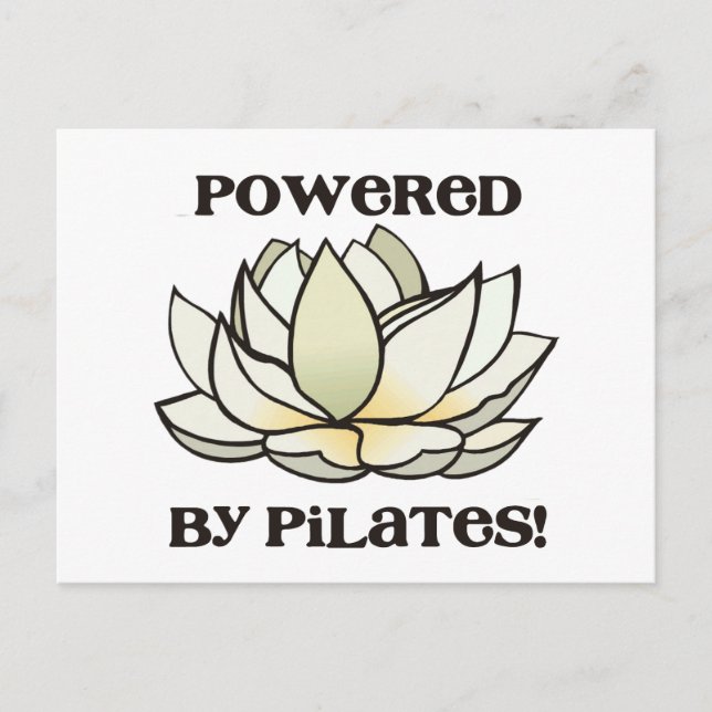 Cartão Postal Equipado Com Pilates Lotus (Frente)
