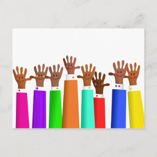 Cartão Postal Equipe Asiática