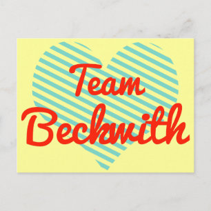 Cartão Postal Equipe Beckwith