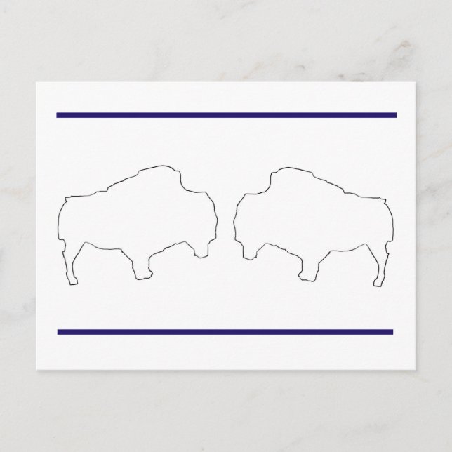 Cartão Postal Equipe Buffalo (Frente)