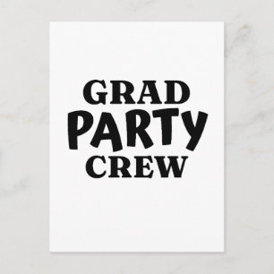 Cartão Postal Equipe da Festa de Graduação