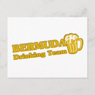 Cartão Postal Equipe de Bebendo das Bermudas