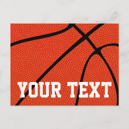 Cartão Postal Equipe de Esportes de Texto Personalizado ou Nome