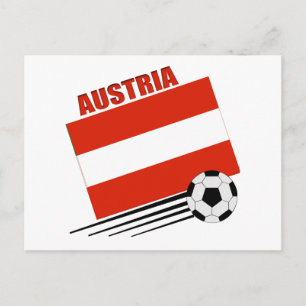 Cartão Postal Equipe de futebol austríaca