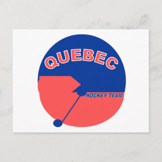 Cartão Postal Equipe de Hóquei do Quebec